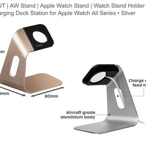 Apple Watch Stand Holder Charging Dock Station for iWatch All Series Rose Gold